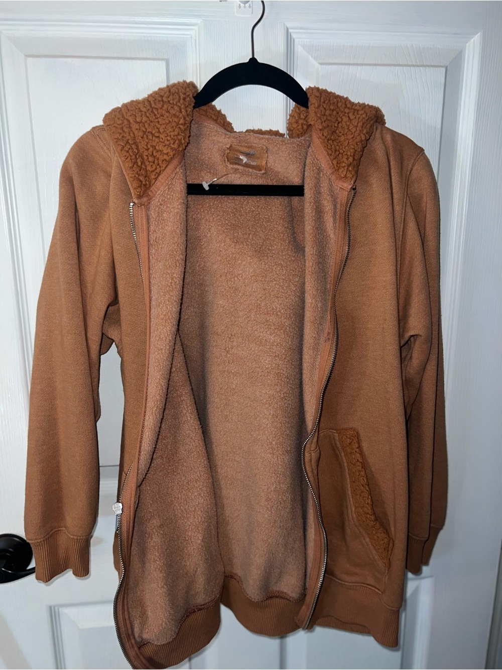 Aerie Fuzzy Sherpa Zip Up
